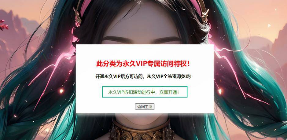 WordPress教程RiPro主题设置指定分类VIP权限才能访问-拾光资源网