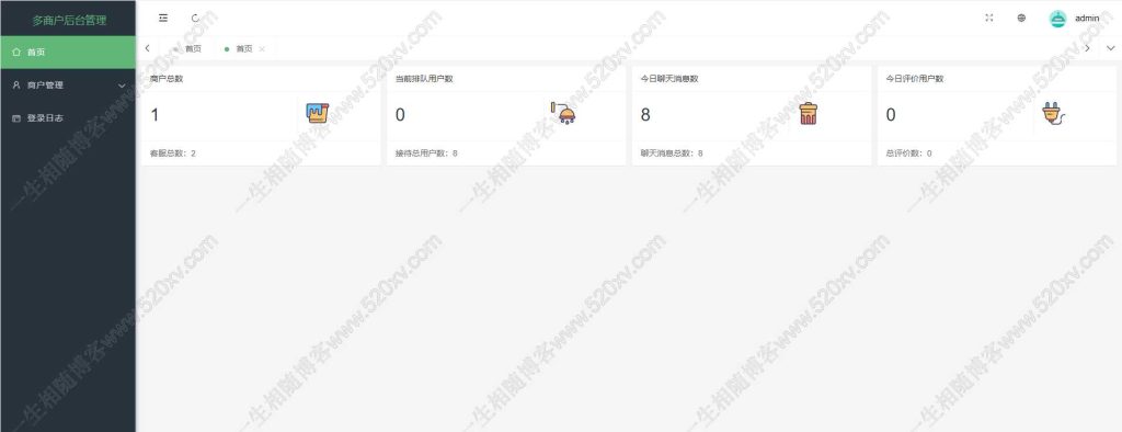 图片[4]-多商户版AI智能客服系统源码 支持自动回复/问候/违禁词 可对接微信公众号 网站接入在线客服系统源码-拾光资源网