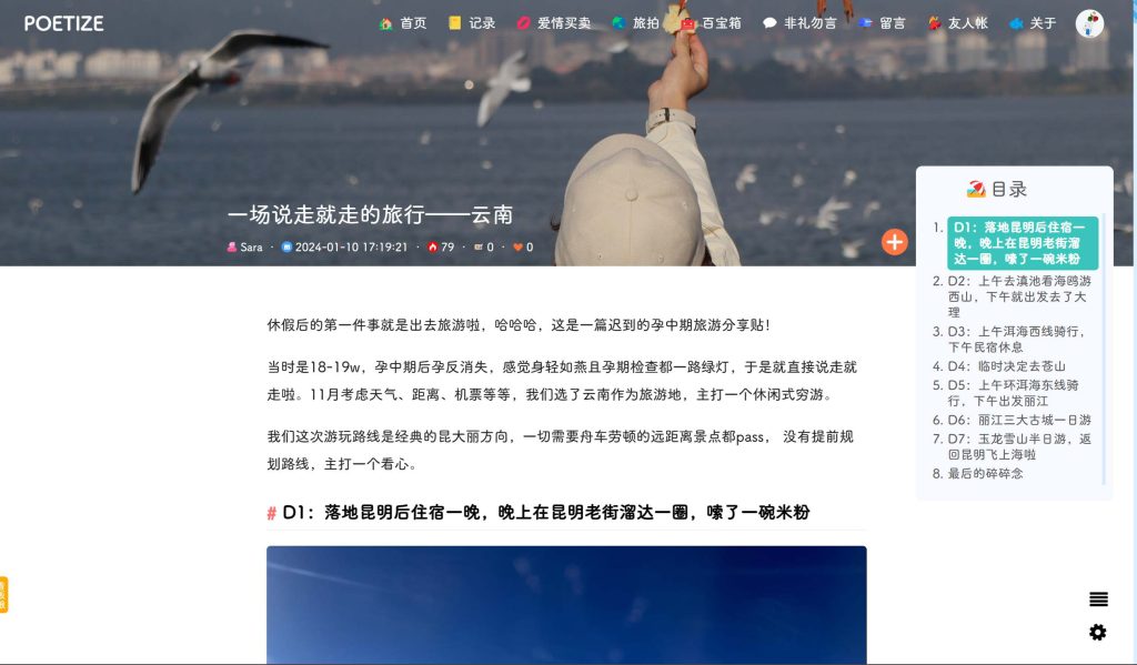图片[5]-全新开源最美博客POETIZE个人博客系统网站源码-拾光资源网