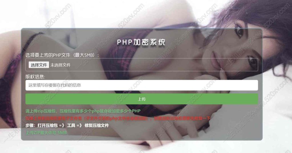 最新版PHP代码加密源码-拾光资源网