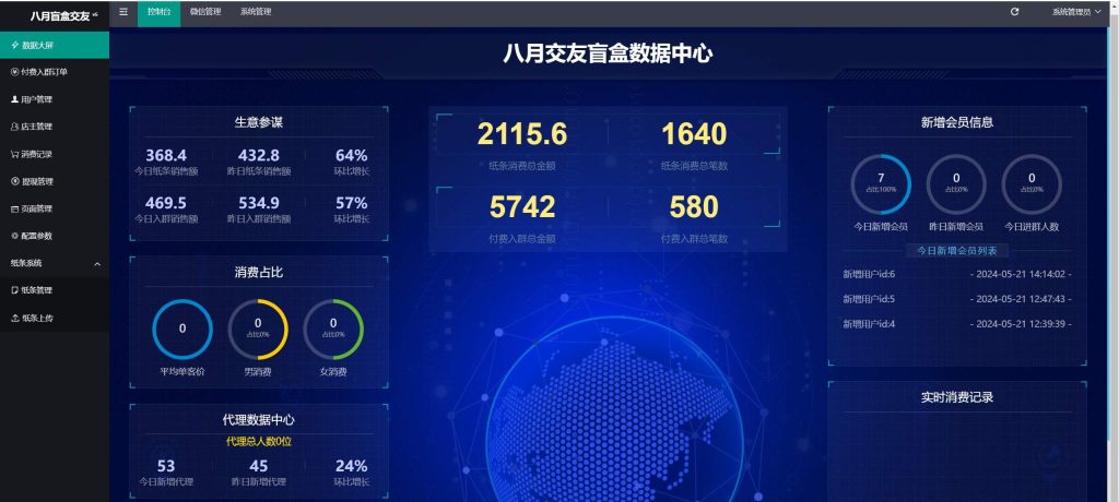 2024最新版盲盒交友平台+付费进群2合1网站源码 内含详细视频搭建教程及全套源码-拾光资源网