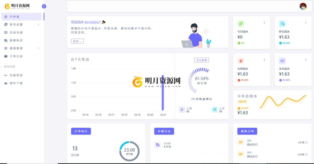 图片[2]-2025最新源支付Ypay源码v1.8.8免授权版 码支付个人免签约在线支付系统源码运营版附三网监控软件-拾光资源网