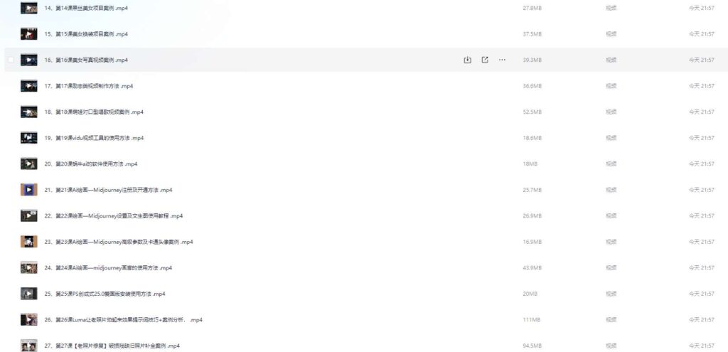 图片[2]-价值几千AI视频制作全攻略从入门到精通实战视频教程-拾光资源网